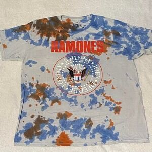 OG Vibes: Licensed Ramones Tie-Dye Eagle Tee‎